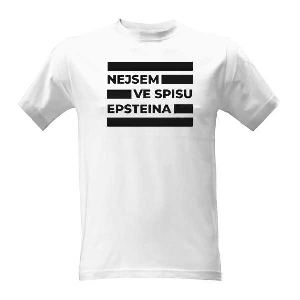 Tričko s potiskem Epstein Files