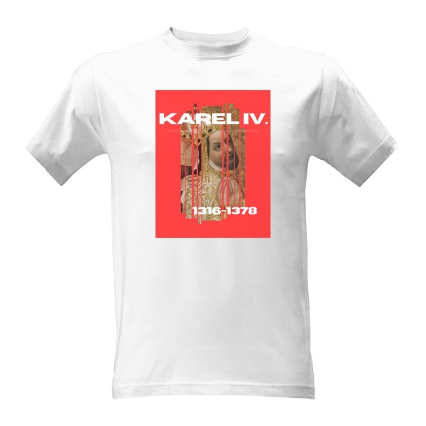 Tričko s potiskem Karel IV.