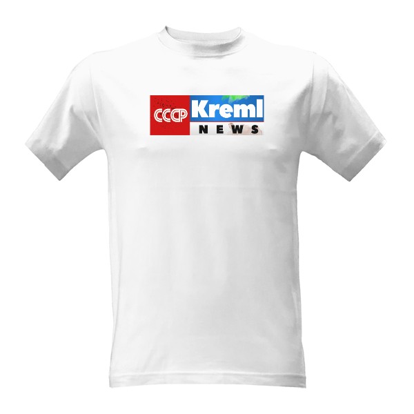Tričko s potiskem CCCP Kreml News