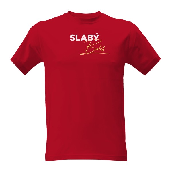 Tričko s potiskem Slabý Babiš